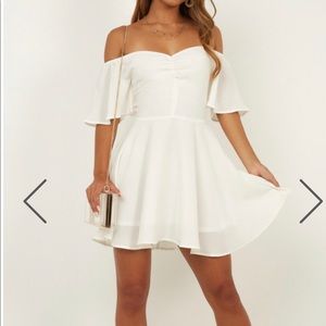 High Pressure Dress in White